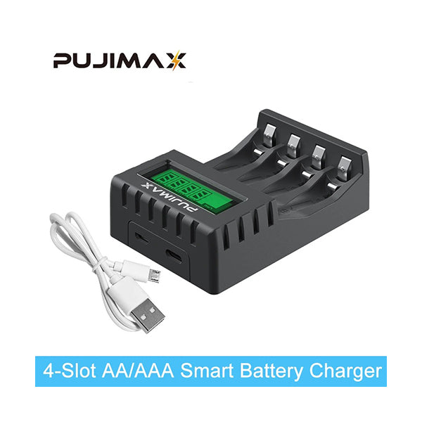 Aita Electronics Accessories Pujima, AA, AAA LCD Intelligent Display Charger, Charge Batteries