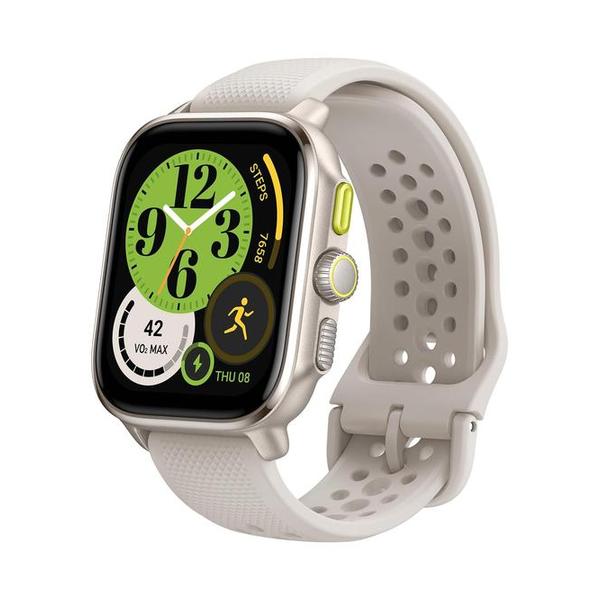 Amazfit Jewelry Winner Champagne Amazfit Cheetah Smart Watch with Dual-Band GPS, Route Navigation & Offline Maps, Training Template, Heart Rate Monitor, Alexa-Built In