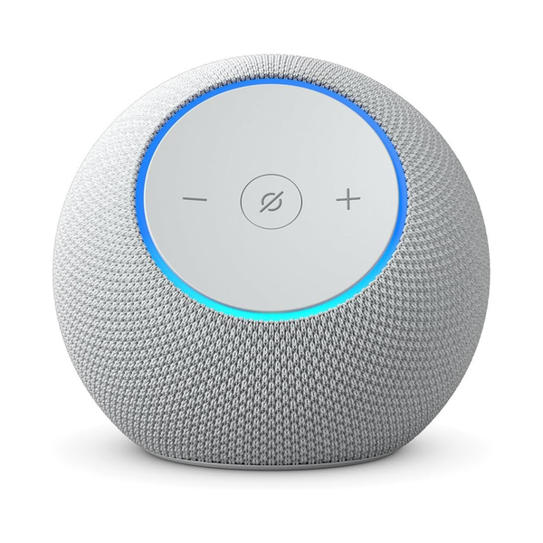 Amazon Audio Glacier White / Brand New Amazon Echo Dot Max (newest model), Alexa speaker with room-filling sound and nearly 3x bass, Great for living rooms and medium-sized spaces, Designed for Alexa+