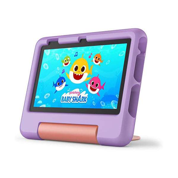 Amazon Tablets & iPads Purple / Brand New / 1 Year Amazon Fire 7 Kids Tablet 2022, Ages 3-7. , 10-hr Battery, Parental Controls, Durable High-res Screen, Kid-proof Case with Kickstand, 32 GB