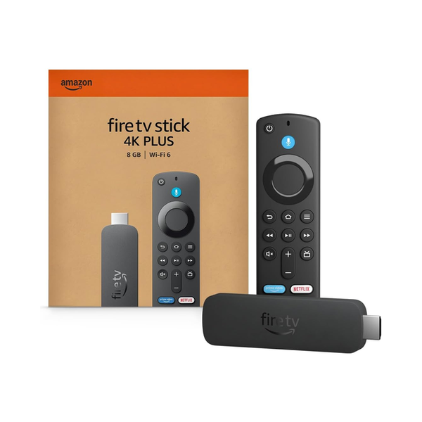 Amazon Video Black / Brand New Amazon Fire TV Stick 4K Plus (newest model) with AI-powered Fire TV Search, Wi-Fi 6, stream hundreds of thousands of movies and shows, free & live TV, find shows faster with Alexa+