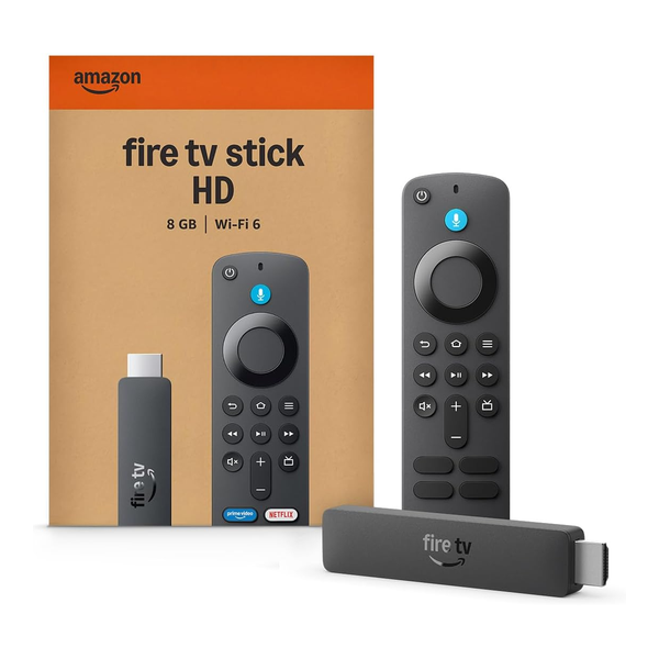 Amazon Video Black / Brand New Amazon Fire TV Stick HD (newest model), free & live TV, Alexa Voice Remote, powered by the TV, effortless setup, find shows faster with Alexa+