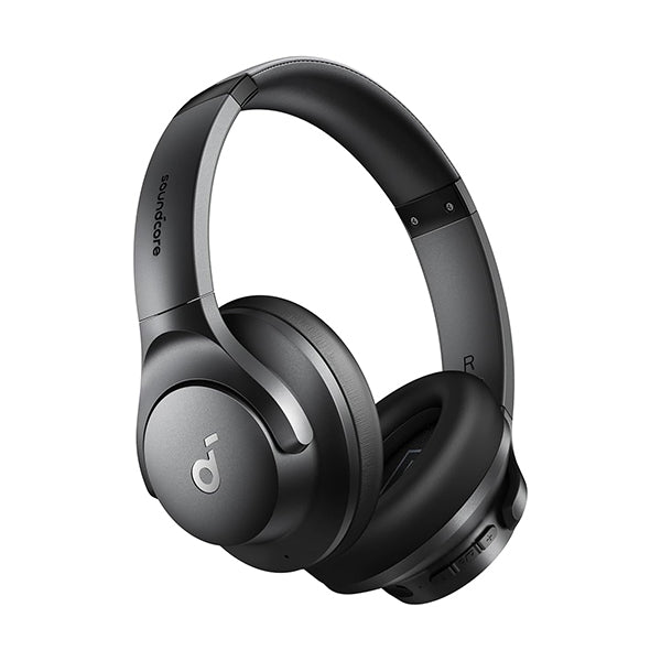 Anker Audio Black / Brand New Anker, Soundcore Q20i Hybrid Active Noise Cancelling Headphones, Wireless Over-Ear Bluetooth, 40H Long ANC Playtime, Hi-Res Audio, Big Bass, Customize via an App, Transparency Mode