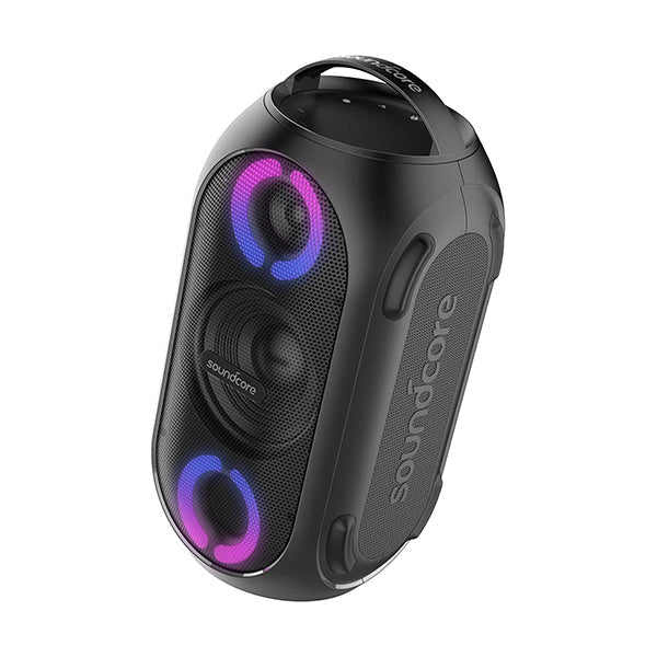 Anker Audio Black / Brand New / 1 Year Soundcore Anker Rave PartyCast Portable Party Speaker, Huge 101dB Sound, PartyCast Technology, Fully Waterproof, USB Charger, Beat-Driven Light Show, App, Party Games, for Outdoors