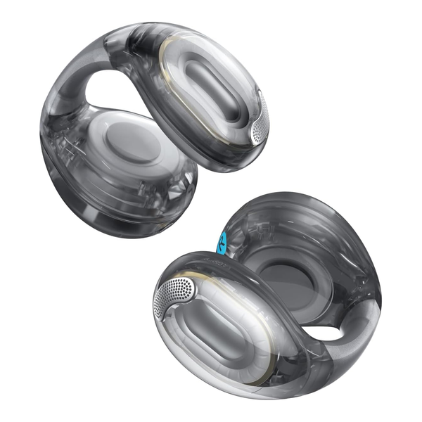 Anker Audio Clarity Black Soundcore C40i by Anker, Open-Ear Earbuds, Clip-On Headphones, Flexible Joint Design, Button Controls, Lightweight Comfort, Stable Fit with Attachable Ear Grips, Expansive Drivers for Clear Sound