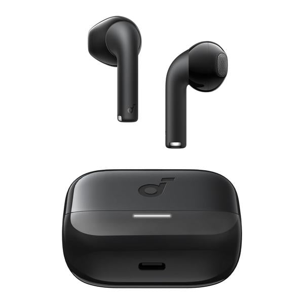 Anker Audio Black / Brand New Soundcore K20i by Anker, Semi-in-Ear Earbuds, Bluetooth Wireless, 36H Playtime, Fast Charge, Clear Sound, Comfortable Fit, ENC 2-Mic Clear Calls, Custom EQ, IPX5, Bluetooth 5.3, App Control