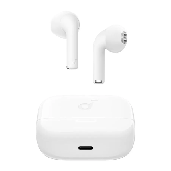 Anker Audio White / Brand New Soundcore K20i by Anker, Semi-in-Ear Earbuds, Bluetooth Wireless, 36H Playtime, Fast Charge, Clear Sound, Comfortable Fit, ENC 2-Mic Clear Calls, Custom EQ, IPX5, Bluetooth 5.3, App Control