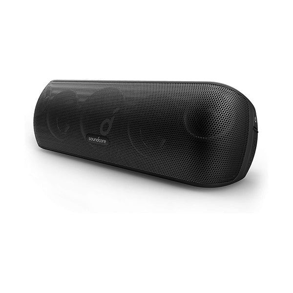 Anker Audio Black / Brand New / 1 Year Soundcore Motion+ Bluetooth Speaker with Hi-Res 30W Audio, BassUp, Wireless, App, Custom EQ, 12H Playtime, Waterproof, USB-C, For Home Office