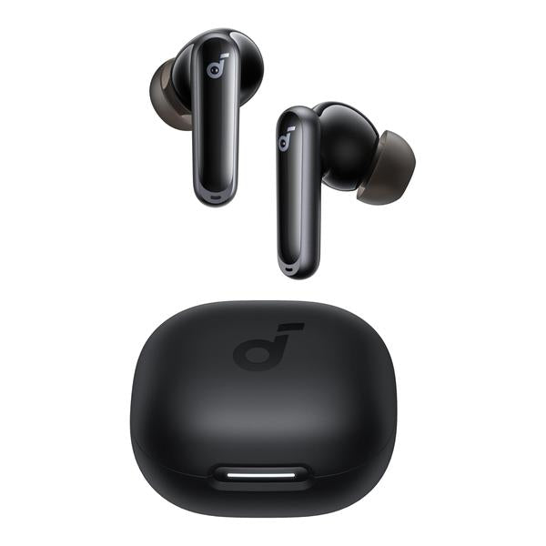 Anker Audio Black / Brand New Soundcore P40i by Anker, Noise Cancelling Wireless Earbuds, Adaptive Noise Cancelling to Environments, Heavy Bass, 60H Playtime, 2-in-1 Case and Phone Stand, IPX5, Wireless Charging, Bluetooth 5.3