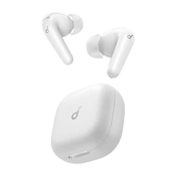 Anker Audio White / Brand New SoundCore R60i NC, 6-Mics, Real-Time (ANC) Adaptive Noise Cancelling, Hi-Res Sound, Wireless Bluetooth Earbuds, Translation Earbuds, 50H Playtime