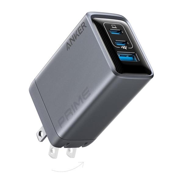 Anker Electronics Accessories Brand New Anker Prime Charger, 100W 3-Port GaN USB C Charger Block, Foldable and Compact for MacBook, iPad, iPhone 17 Series, Galaxy S24/S23, and More