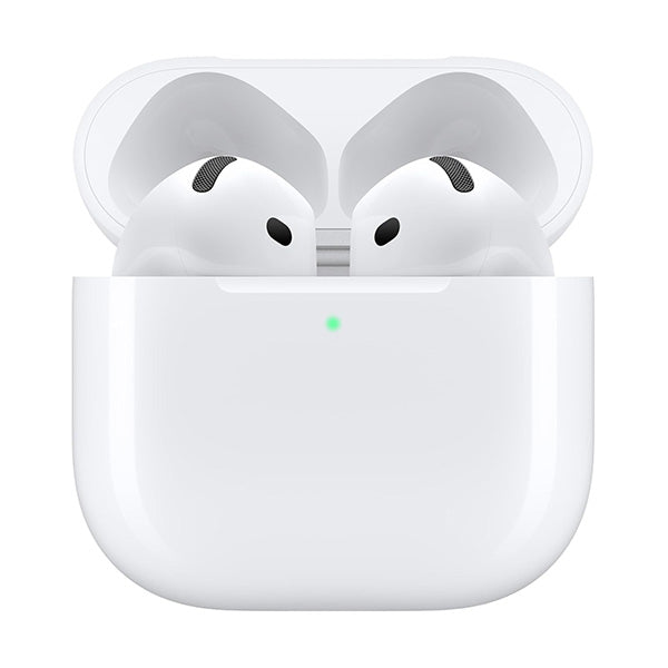 Apple Audio White / Brand New / 1 Year Apple AirPods 4 ANC, Wireless Earbuds, Bluetooth Headphones, with Active Noise Cancellation, Adaptive Audio, Transparency Mode, Personalized Spatial Audio, USB-C Charging Case, Wireless Charging