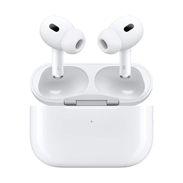 Apple Headsets & Earphones White / Brand New / 1 Year New Apple AirPods Pro 2 2023 (2nd Gen USB-C) Wireless Earbuds, Up to 2X More Active Noise Cancelling, Adaptive Transparency, Personalized Spatial Audio MagSafe Charging Case Bluetooth Headphones for iPhone Spatial Audio, Customizable Fit
