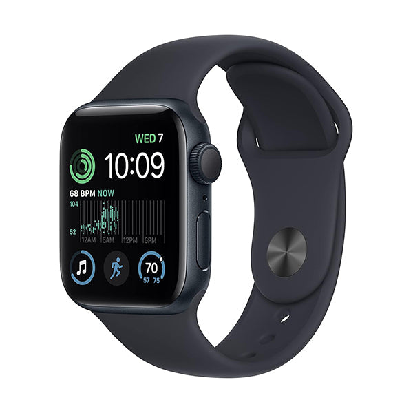 Apple Jewelry Midnight / Brand New / 1 Year Apple Watch SE 2nd Gen, 2024 GPS 40mm, Fitness and Sleep Tracker, Crash Detection, Heart Rate Monitor, Retina Display