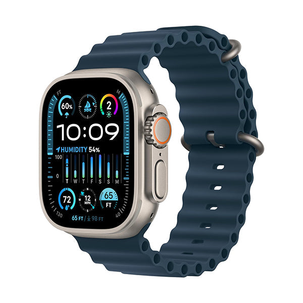Apple Smartwatch, Smart Band & Activity Trackers Blue Ocean Band / Brand New / 1 Year Apple Watch Ultra 2 [GPS + Cellular 49mm] Smartwatch, Fitness Tracker, Precision GPS, Action Button, Extra-Long Battery Life