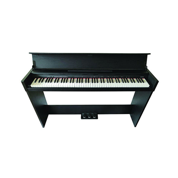 ARA Hobbies & Creative Arts Black / Brand New Ara Digital Keyboard Piano Portable 88 Key with Touch Response and Three Pedals - TR88K