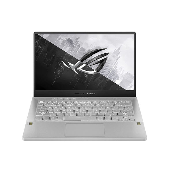 Asus Computers Moonlight White / Brand New / 1 Year Asus ROG Zephyrus G14 GA401QM-G14.R73060 Gaming Laptop, Ryzen 7 5800HS, 3.2 GHz 16GB RAM 512GB SSD NVMe, 14" FHD (1920x1080) 144Hz, Nvidia® RTX 3060 With ROG Boost 6GB, Windows 11, Backlit Keyboard
