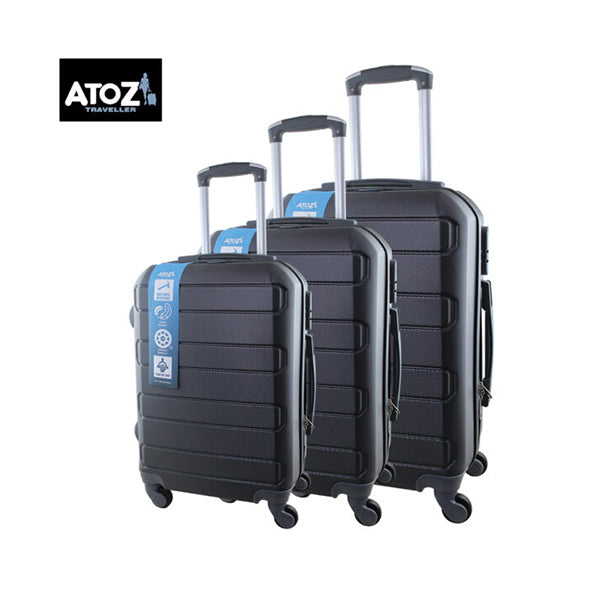 AtoZ Handbags & Wallets & Cases Grey / Brand New AtoZ Traveler, Luggage Set of 3 #869 With Matching Color Accessories