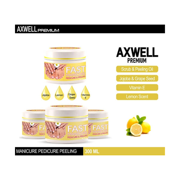 Axwell Premium Personal Care Brand New Axwell, Easy Fast Manicure and Pedicure Peeling - JT525