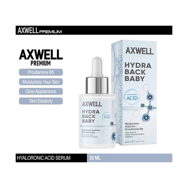 Axwell Premium Personal Care Brand New Axwell, Hyaluronic Acid and Moisturizing Care Serum - JT503