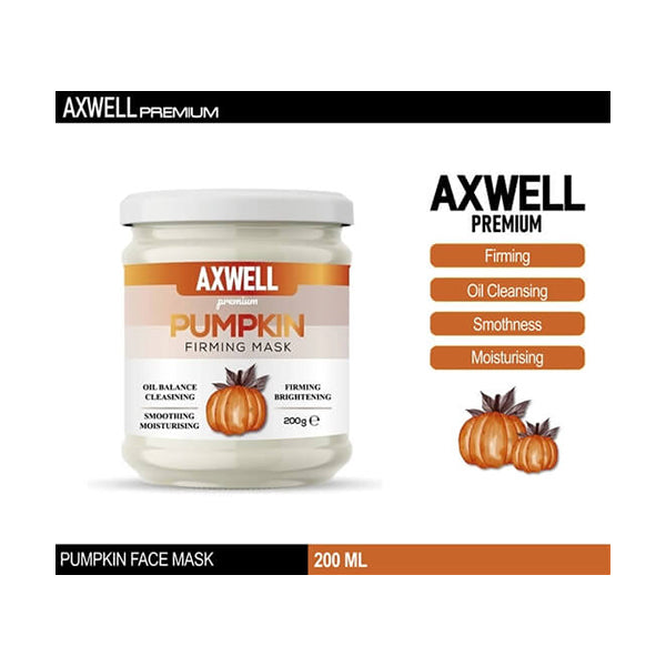 Axwell Premium Personal Care Brand New Axwell, Pumpkin Mask-Skin Tightening and Ultra Moisturizing Face Mask - JT520