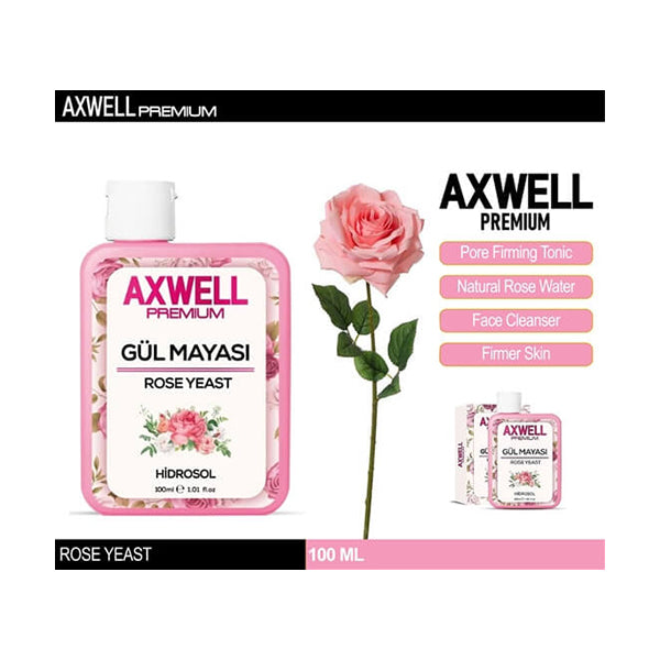 Axwell Premium Personal Care Brand New Axwell, Rose Yeast Water Illuminator and Pore Firming Tonic - JT537