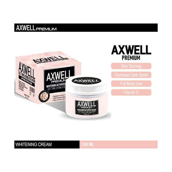 Axwell Premium Personal Care Brand New Axwell, Whitening Cream Anti-blemish, Bikini Area, Elbow and Knee Area, Skin Lightening Cream - JT504