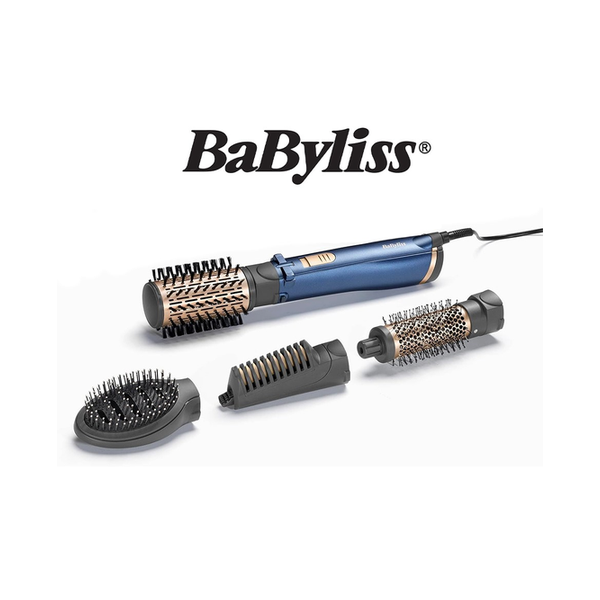 Babyliss Personal Care BaByliss Rotating Hot Air Brush – 1000W 4-in-1 Hair Styler with Ionic Technology for Smooth, Voluminous Hair AS965