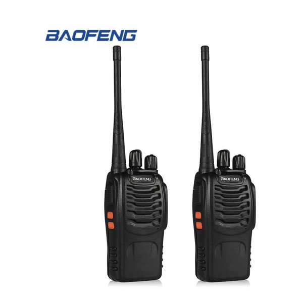 BaoFeng Communications Baofeng BF-777S Walkie Talkie UHF 400-470MHz Handheld Two- Way Radio, Waterproof, 16-Channel, Rechargeable Battery with 1500 mAh, Li-ion Battery
