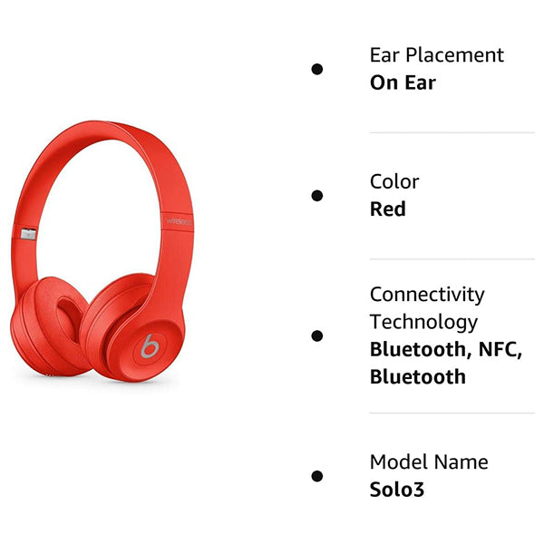 Beats Solo3 Wireless OnEar Headphones Apple W1 Chip Price in Lebanon Mobileleb