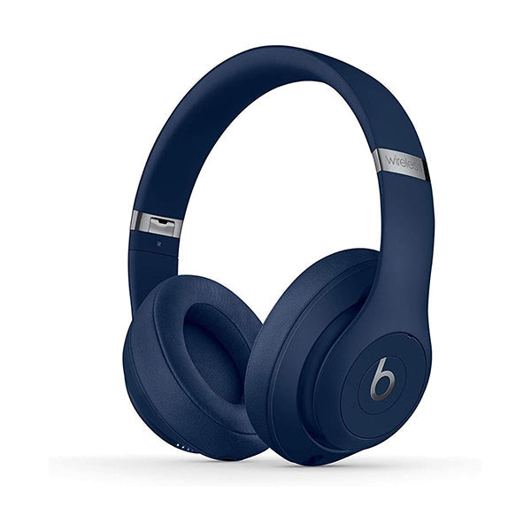 Beats Audio Blue / Brand New Beats Studio3 Wireless Noise Cancelling Over-Ear Headphones - Apple W1 Headphone Chip, Class 1 Bluetooth, 22 Hours of Listening Time, Built-in Microphone