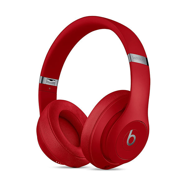 Beats Audio Red / Brand New Beats Studio3 Wireless Noise Cancelling Over-Ear Headphones - Apple W1 Headphone Chip, Class 1 Bluetooth, 22 Hours of Listening Time, Built-in Microphone