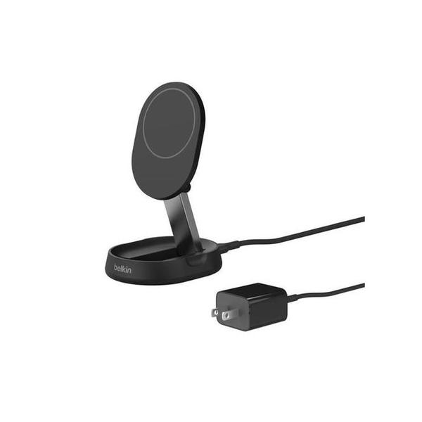 Belkin Communications Black / Brand New / 1 Year Belkin, WIA008BTBK Convertible Magnetic Charging Stand 15W - MagSafe-Compatible Fast Qi2 Charger, iPhone Charger for Apple iPhone 16, 16 Plus, 16 Pro, 16 Pro Max, iPhone 15 & 14, Apple Airpods Pro, & More