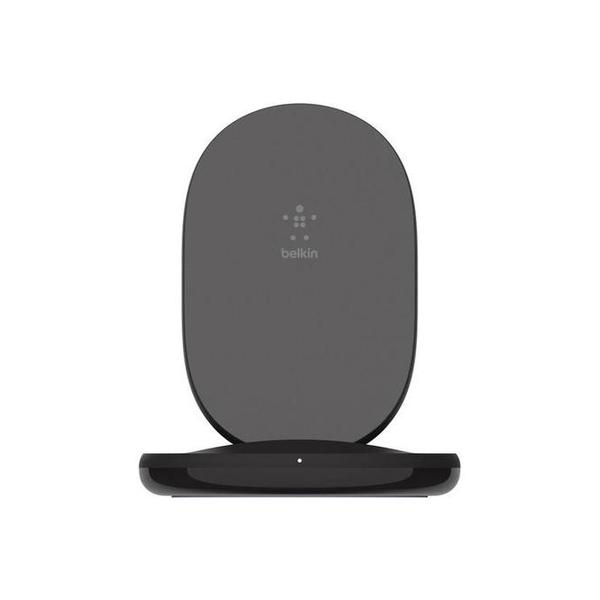 Belkin Communications Black / Brand New / 1 Year Belkin, WIB002VFBK BoostCharge 15W Wireless Charging Stand + QC 3.0 24W Wall Charger