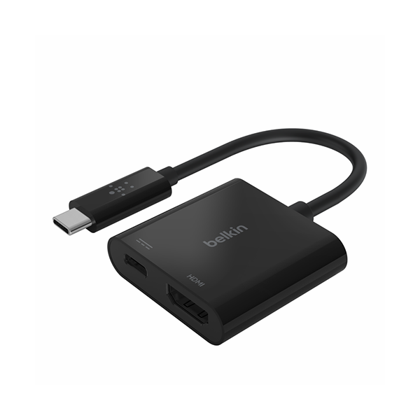 Belkin Electronics Accessories Black / Brand New Belkin, AVC002BTBK, USB-C to HDMI + Charge Adapter