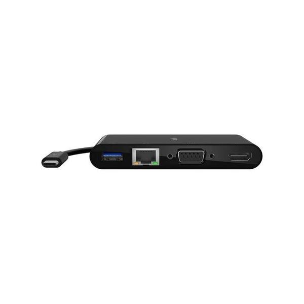Belkin Electronics Accessories Black / Brand New Belkin, AVC005BTBK USB-C 4-in-1 Multimedia Adapter