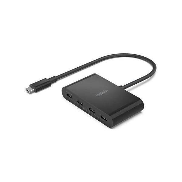 Belkin Electronics Accessories Black / Brand New Belkin, AVC018BTBK USB-C to 4-Port USB-C Hub