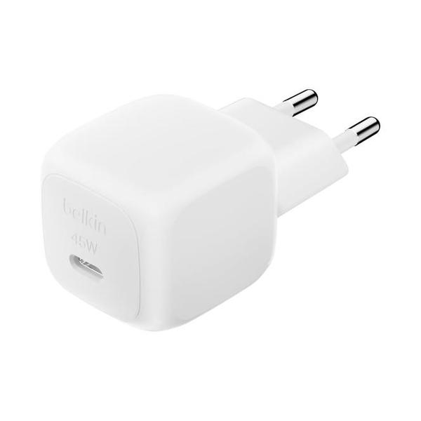 Belkin Electronics Accessories White / Brand New Belkin BoostCharge 45W Compact AC Charger, USB-C PD, Fast Charging, for All iPhone 17, iPhone 16, iPhone 15, Samsung Galaxy, Google Pixel, iPad, AirPods, and More