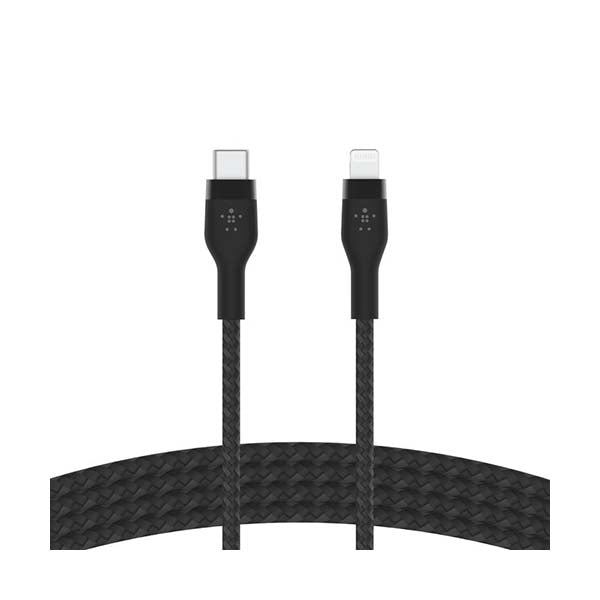 Belkin Electronics Accessories Black / Brand New Belkin, BoostCharge Pro Flex USB-C Cable with Lightning Connector