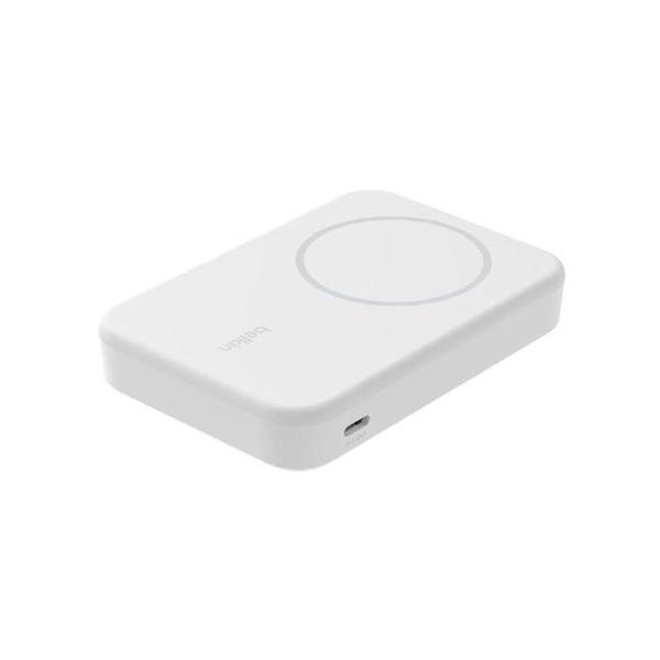 Belkin Electronics Accessories White / Brand New / 1 Year Belkin, BPD007BTWH/BK BOOSTCHARGE PRO Magnetic Wireless Power Bank with Qi2 15W 8K