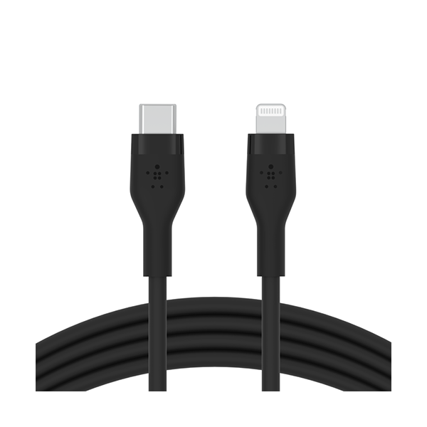 Belkin Electronics Accessories Black / Brand New Belkin, CAA009bt1MBK, BoostCharge Flex USB-C Cable with Lightning Connector