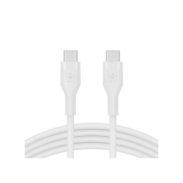 Belkin Electronics Accessories White / Brand New / 1 Year Belkin, CAB009BT1MBK/WH Boost Charge Flex USB-C to USB-C Cable 60W, 1M