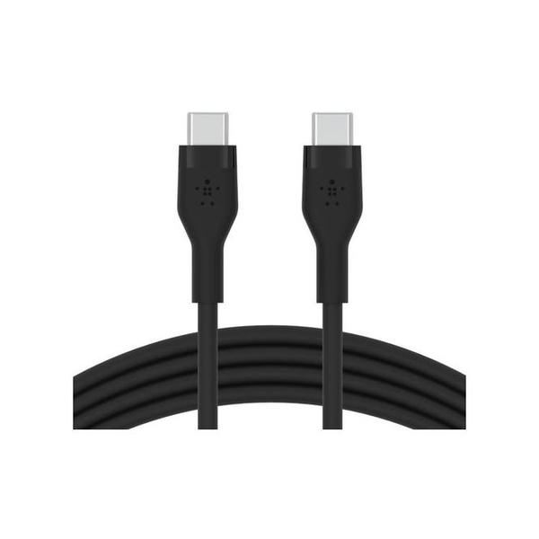 Belkin Electronics Accessories Black / Brand New / 1 Year Belkin, CAB009BT3MBK/WH Boost Charge Flex USB-C to USB-C Cable 60W, 3M