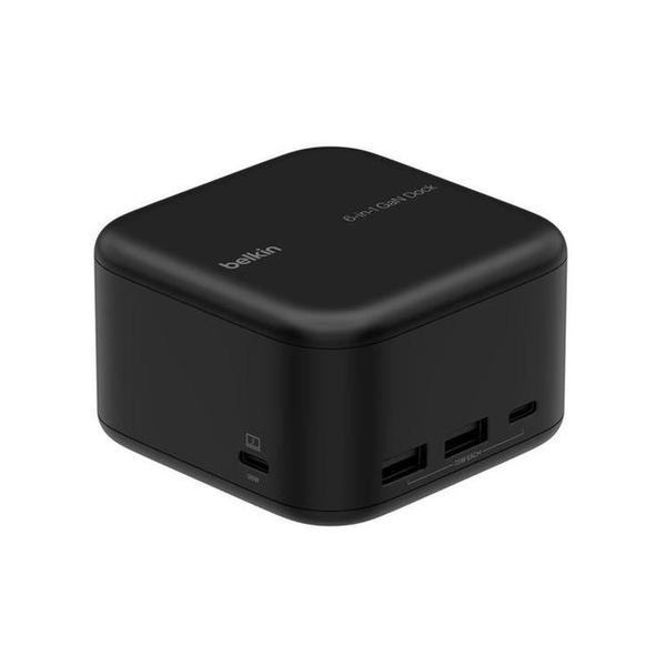 Belkin Electronics Accessories Black / Brand New / 1 Year Belkin, INC018VFBK Connect USB-C 6-in-1 Core GaN Dock 130W