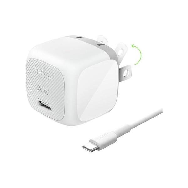 Belkin Electronics Accessories White / Brand New / 1 Year Belkin, WCA009KQWH Boost Charge Compact USB-C Charger 20W