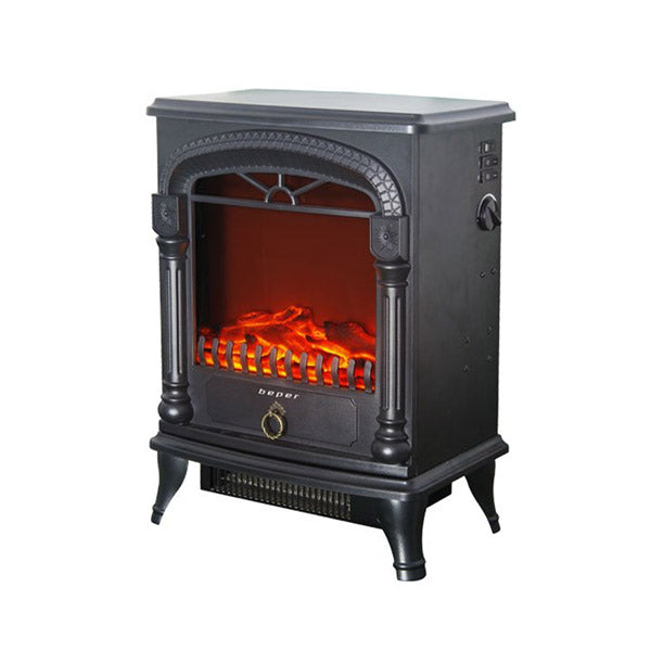 Beper Fireplaces Black / Brand New / 1 Year Beper, Fireplace Stove, BEP-RI504