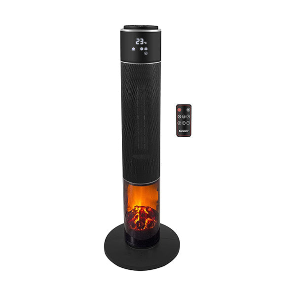 Beper Household Appliances Black / Brand New / 1 Year Beper, Ceramic Tower Fan Heater, P203TER001