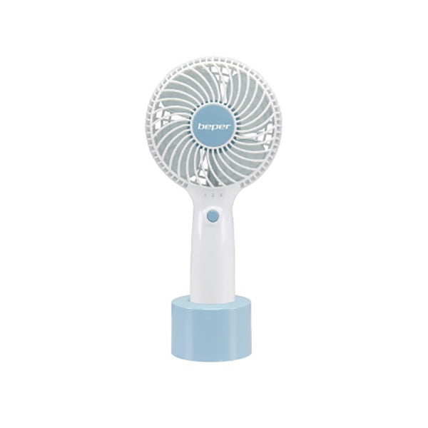 Beper Household Appliances White / Brand New / 1 Year Beper, Mini Rechargeable Portable Fan, 3 Speeds, Silent, BEP-P206VEN401