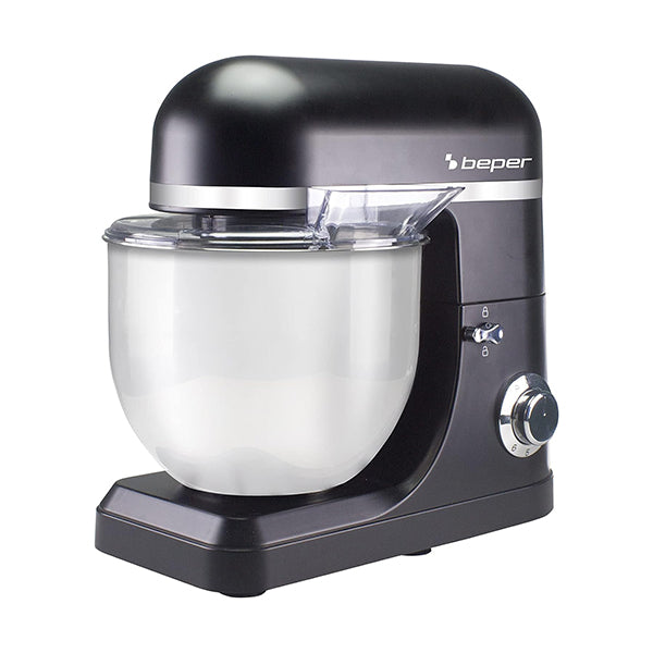Beper Kitchen & Dining Black / Brand New / 1 Year Beper, 7L Pastry Mixer With 6 Speeds And Pulse Function, Bread Mixer Includes Accessories, 1500W, P102SBA550