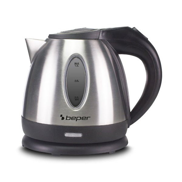 Beper Kitchen & Dining Black / Brand New / 1 Year Beper, Stainless Steel Electric Kettle, P101BOL001